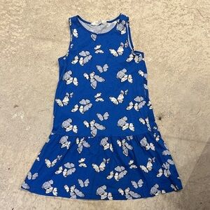H&M Kids Dress with Blue Butterfly Design